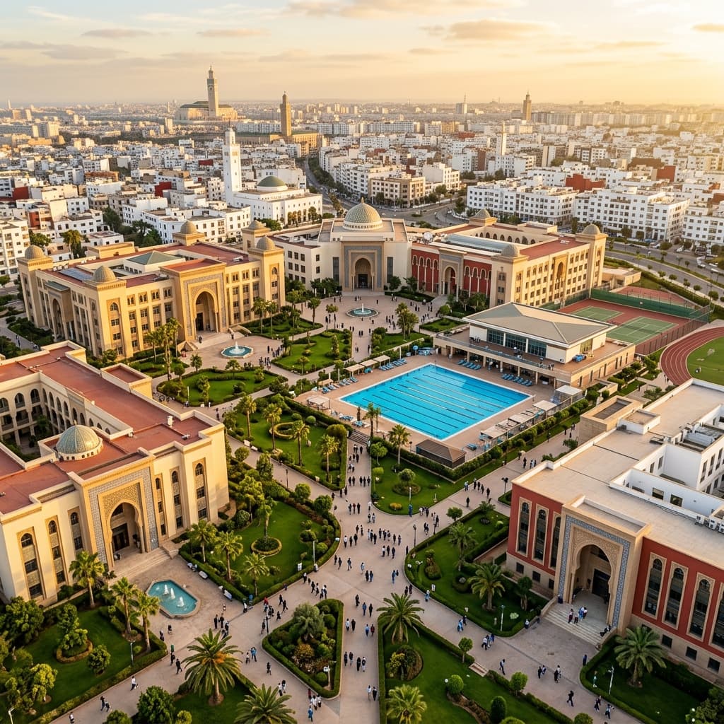 Campus universitaire privé au Maroc
