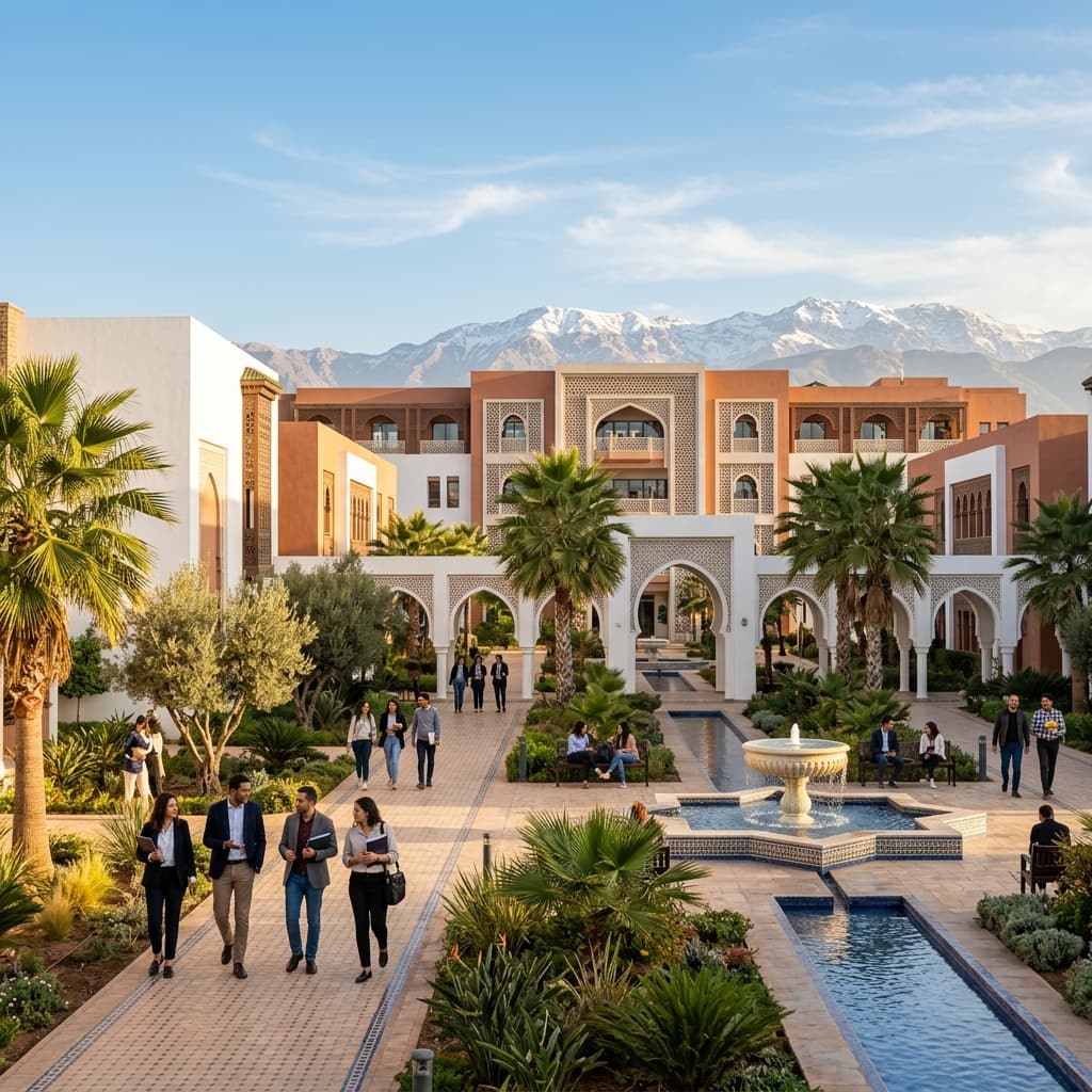 Campus universitaire privé au Maroc